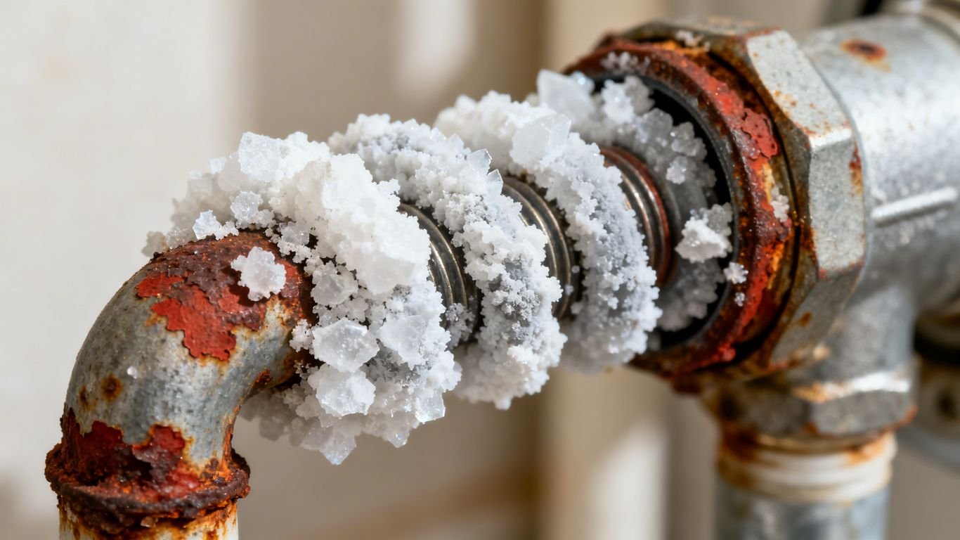 Résistance de chauffe-eau entartrée