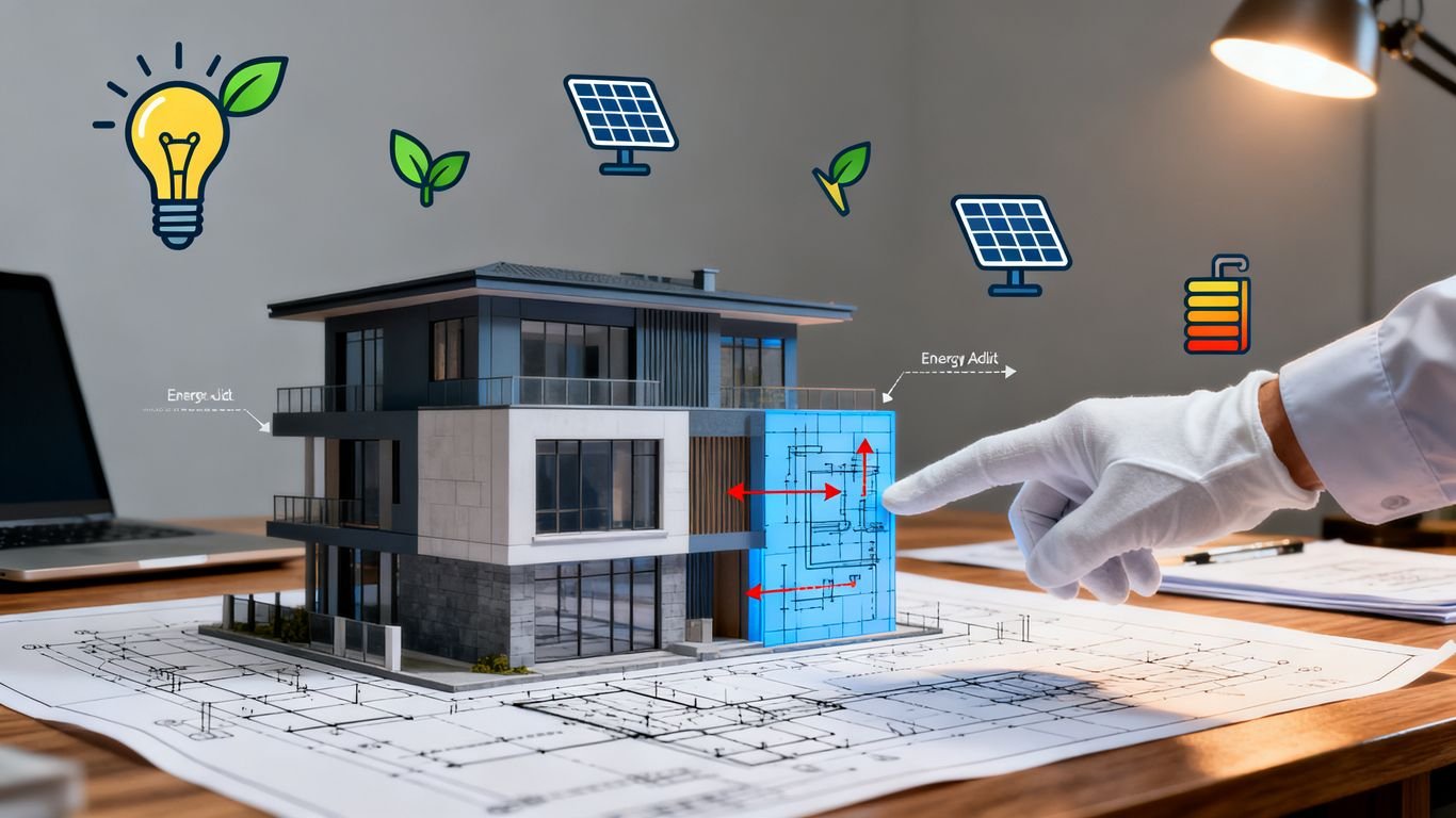 Audit énergétique d'un bâtiment d'entreprise.